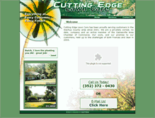 Tablet Screenshot of cuttingedgelawncarefl.com